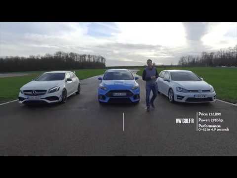 Focus RS vs A45AMG vs Golf R