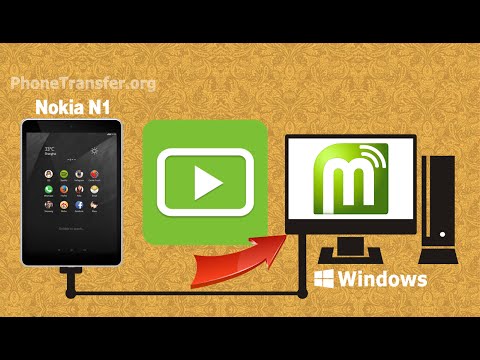 How to Backup Videos from Nokia N1 to PC, Transfer Nokia N1 Movies to Computer