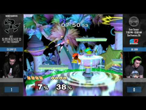 Get Smashed at the Foundry #80 - Winner Quarters: CLG.SFAT (Fox) vs Dr. Grin (Sheik)