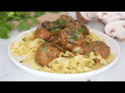 Turkey Meatball Stroganoff (Stove, Slow Cooker and...