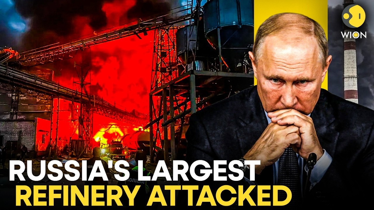 Russia-Ukraine War LIVE: Ukraine Drones Blast Major Russian Oil Refinery in Tuapse | WION