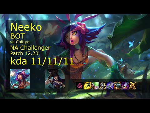 Rank 4 NA Neeko Bot: Neeko vs Caitlyn
