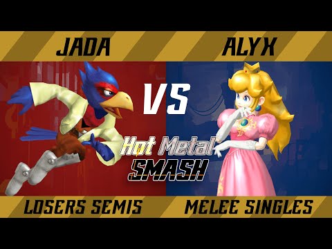 Hot Metal Smash #9 Losers Semis - Jada The Beetle King (Falco) vs. Alyx (Peach) - Melee