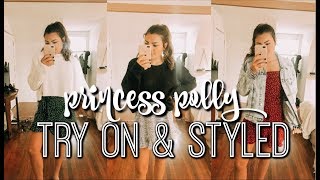 PRINCESS POLLY TRY ON & HOW I STYLE + I HAD A LEGIT MELT DOWN LOLLL