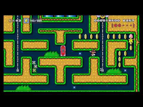 Super Mario Maker 2 - Level Pacman P5L-K0X-2MF #SMM2 #USALevel #PacManLevel