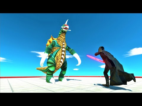 Gigan 197x vs superheroes animal revolt battle simulator