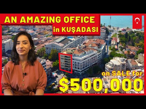 TÜRKİYE, KUŞADASI şehir merkezinde geniş ofis