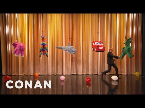 Conan's 1 Minute Piñata Workout | CONAN on TBS
