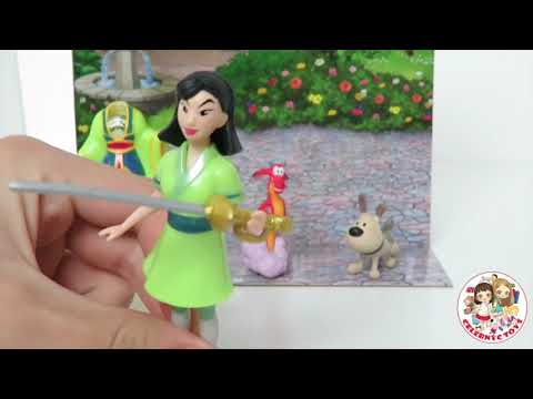 Mulan Magiclip Disney Princess Dress Up Doll with Mushu Dragon & Little Brother