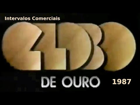 Rede Globo: Intervalo comercial do Globo de Ouro - 1987