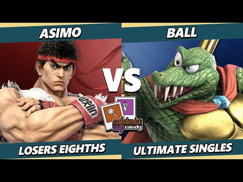 Cafe Cup: Candy TOP 8 - Asimo (Ryu) Vs. Ball (King K Rool) Smash Ultimate - SSBU