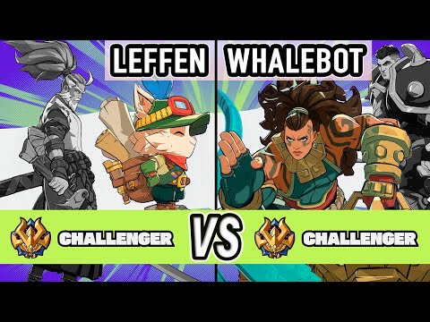 2XKO ▰ Leffen (Teemo / Yasuo) vs Whalebot (Darius / Illaoi) ▰ Gameplay auf hohem Niveau