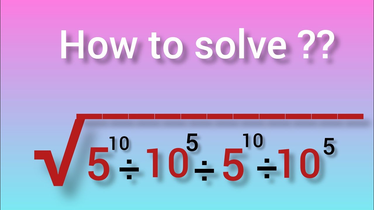 Nice Square Root Exponent Math Simplification 🔥