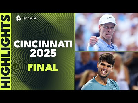 Jannik Sinner vs Carlos Alcaraz For The Title | Cincinnati 2025 Final Highlights