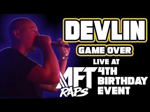 DEVLIN - GAME OVER  - LIVE AT AFT RAPS 4TH BIRTHDAY - ATTIC BAR BRISTOL