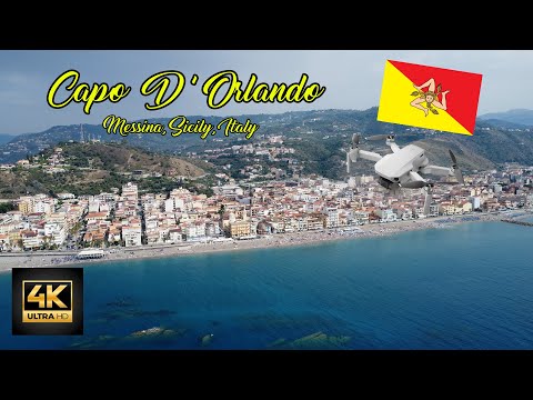 CAPO D'ORLANDO, SICILY, ITALY 4K DRONE