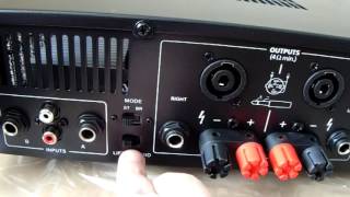 Unboxing/look at Ekho RX1200 PA Amplifier