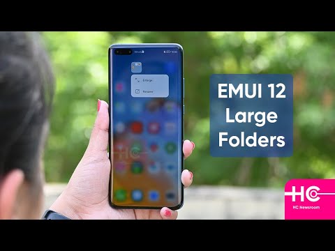 Huawei EMUI 12 Feature: Large Folders [Hands-on]