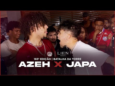 (DISPUTA DE TÍTULOS 🔥) AZÊH X JAPA | SEMIFINAL | 183ª BATALHA DA TORRE
