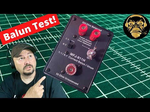 MFJ-911H 1:1 / 4:1 Current Balun - HAM Radio thumbnail