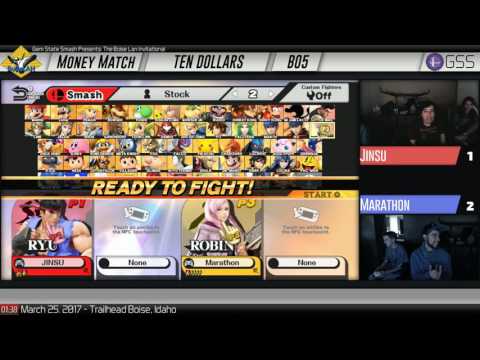 Good Games 006: Jinsu (Ryu) vs. Marathon (Robin) - $5 Money Match