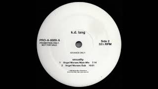K.D. Lang ‎– Sexuality (Angel Moraes Dub)