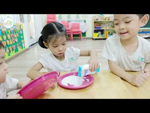 Thí nghiệm vui: SỮA LĂN MA THUẬT