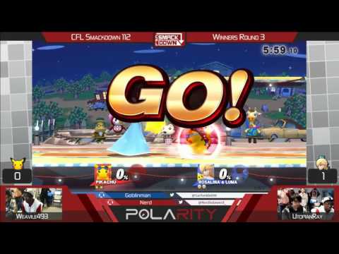 CFL Smackdown 112 WiiU - Weavile493 (Pikachu) vs UtopianRay (Rosalina) - Winners R3