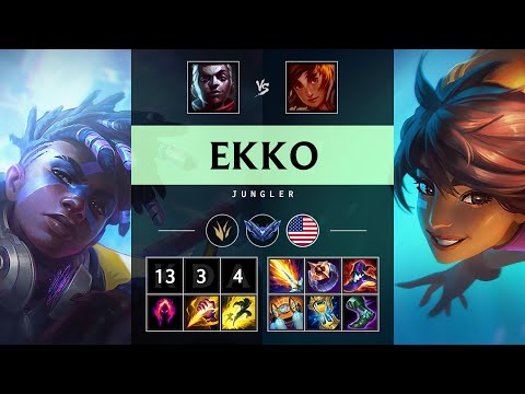 Ekko Jungle vs Taliyah: Triple Kill, Legendary - NA Diamond Patch 25.S1.1