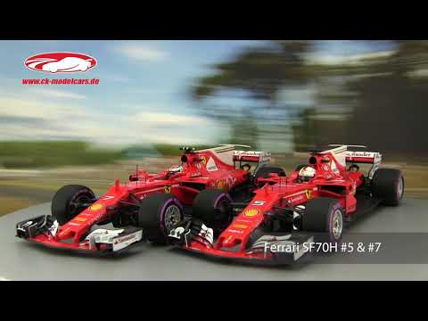 ck-modelcars-video: Ferrari SF70H Vettel, Räikkönen,  Australien GP Formel 1 2017 BBR