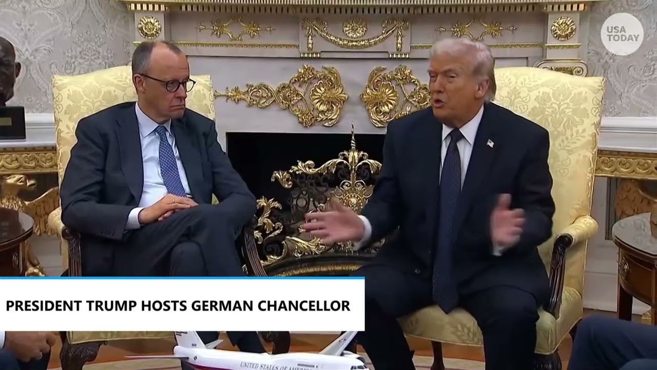 In German chancellor meeting, Trump claims 'evil' Iran would have nuke if 'Midnight Hammer' failed