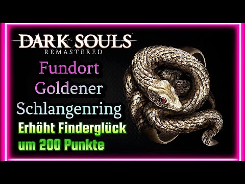 Dark Souls Remastered Fundort  Schlangenring Erhöht Finderglück um 200 Punkte Einsteiger Guide