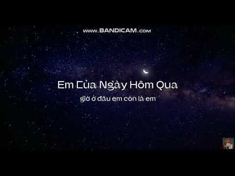[Lyrics] Em Của Ngày Hôm Qua-Sơn Tùng M-TP