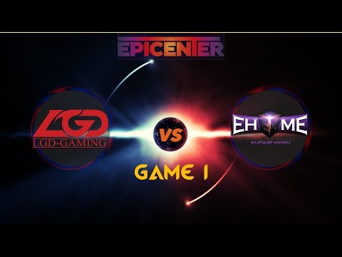 LGD.cn vs EHOME.Keen (Game 1) | EPICENTER 2017 - Chinese Qualifier