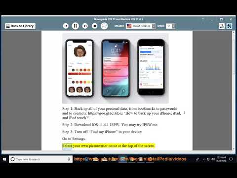 Downgrade iOS 12 & restore 11.4.1