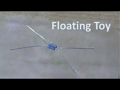 How to make a floating toy which uses water surface tension to float like water strider insect