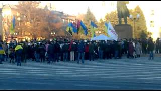 preview picture of video 'Евромайдан, beginning 2013 - Херсон / Evromaydan,beginning,  2013 - Kherson'