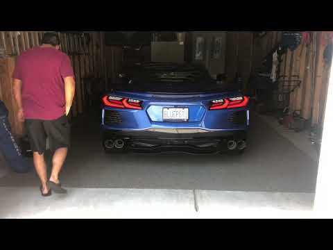 C8 Corvette with MBRP aftermarket exhaust