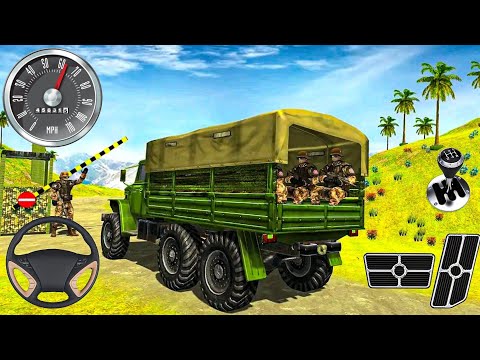 US Army Truck Driver Simulator - Military Truck Cargo - Android Gameplay
