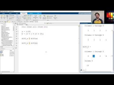 Diff Function In Matlab
