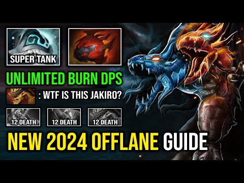 NEW 2024 Offlane Jakiro Guide Unlimited Burning DPS 1st Item Veil 100% Counter Everyone Dota 2