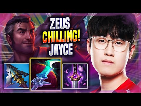 ZEUS CHILLING WITH JAYCE! - T1 Zeus Plays Jayce TOP vs Shen! | Season 2022