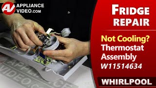 Refrigerator Not Cooling - Thermostat Assembly Replacement by Factory Technician