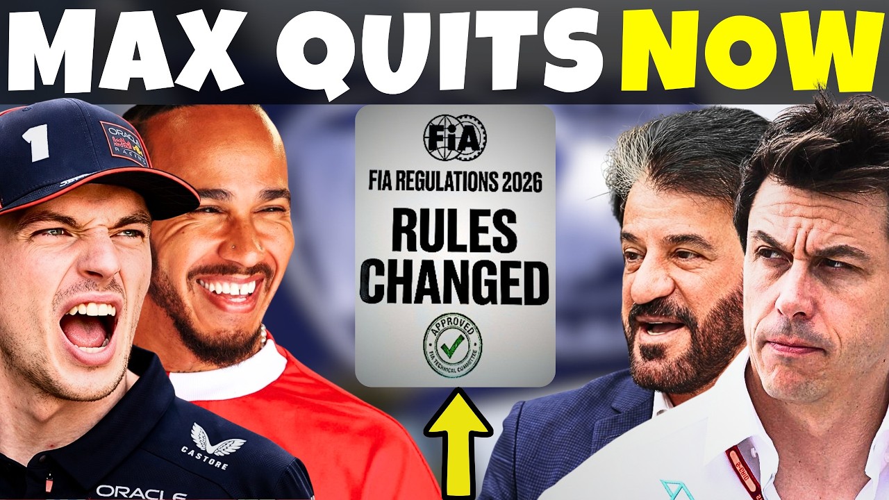Max Verstappen MAY QUIT! FIA's 2026 Rule CRISIS After 50G Crash!