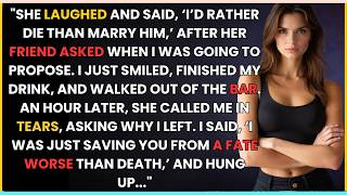 "SHE LAUGHED AND SAID, ‘I’D RATHER DIE THAN MARRY HIM,’ AFTER HER FRIEND ASKED WHEN I WAS GOING TO..
