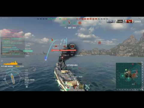 World of Warships 0.6.0.1: ARP Haruna Battle 01