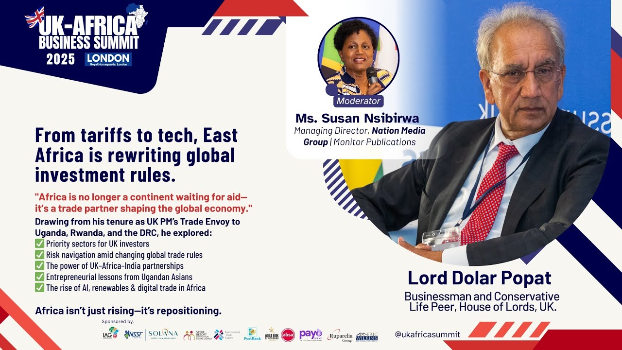 🌍 From Aid to Trade: Lord Dolar Popat on Africa’s Global Future | #UKAfricaSummit2025
