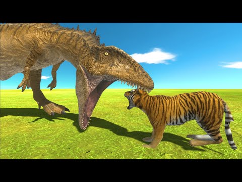 Carcharodontosaurus vs Every Unit 🔥NEW UPDATE!-Animal Revolt Battle Simulator