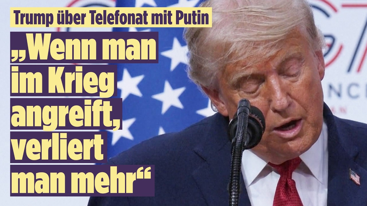 Trump berichtet über Gespräche mit Putin und Selenskyj zum Krieg