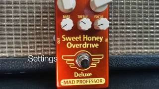 Video thumbnail for Mad Professor Sweet Honey Overdrive Deluxe demo part 2 by Mad Professor Pedals